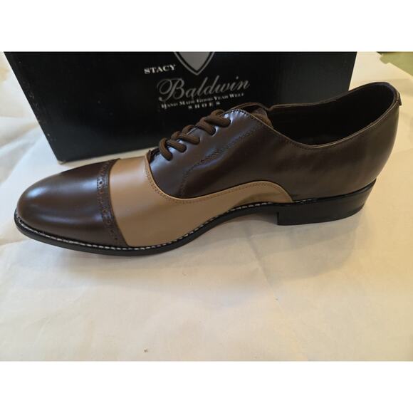 (New) Stacy Baldwin Regency Brown And Beige Size 11D Taup Formal Shose